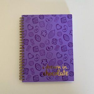 "i dream in chocolate" notebook